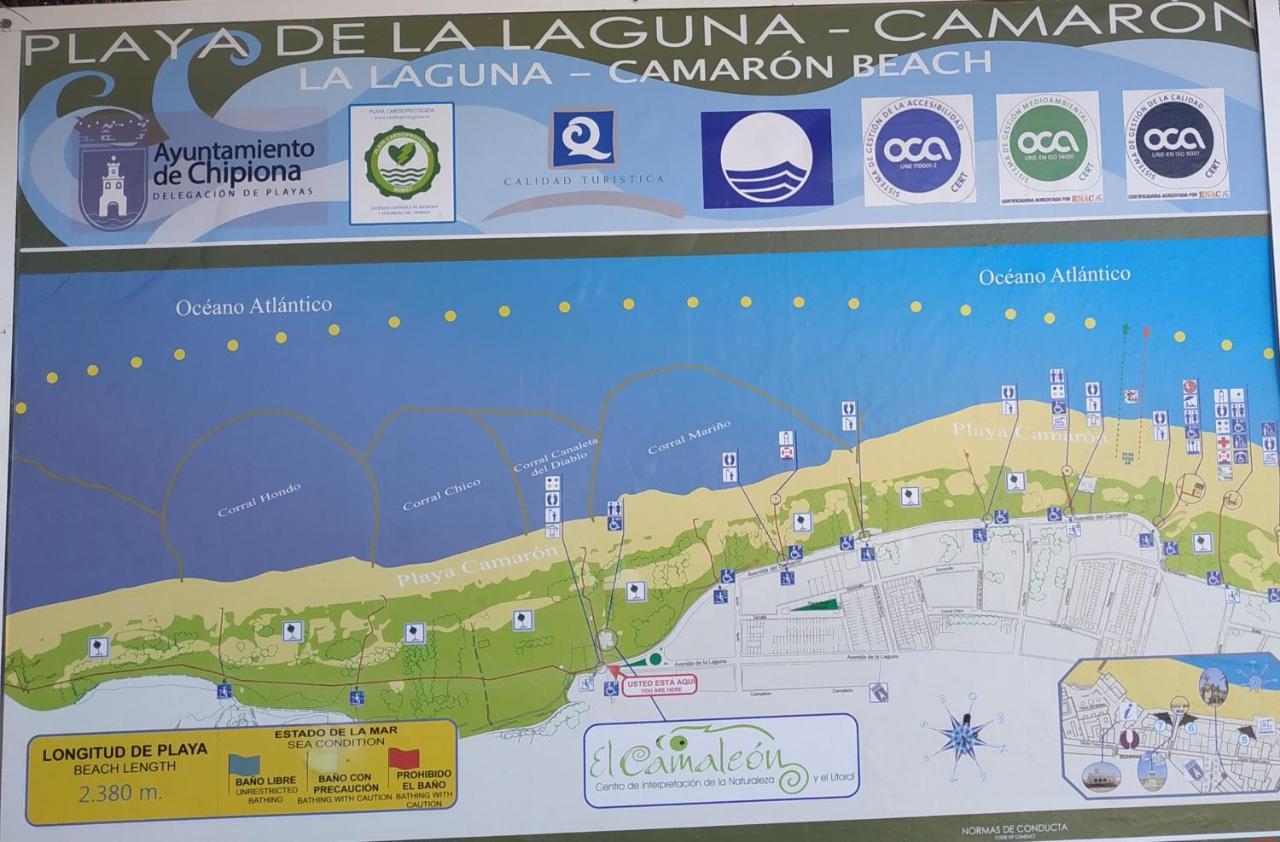 La Pavona 11 - 1ª Linea De Playa Chipiona Villa ภายนอก รูปภาพ